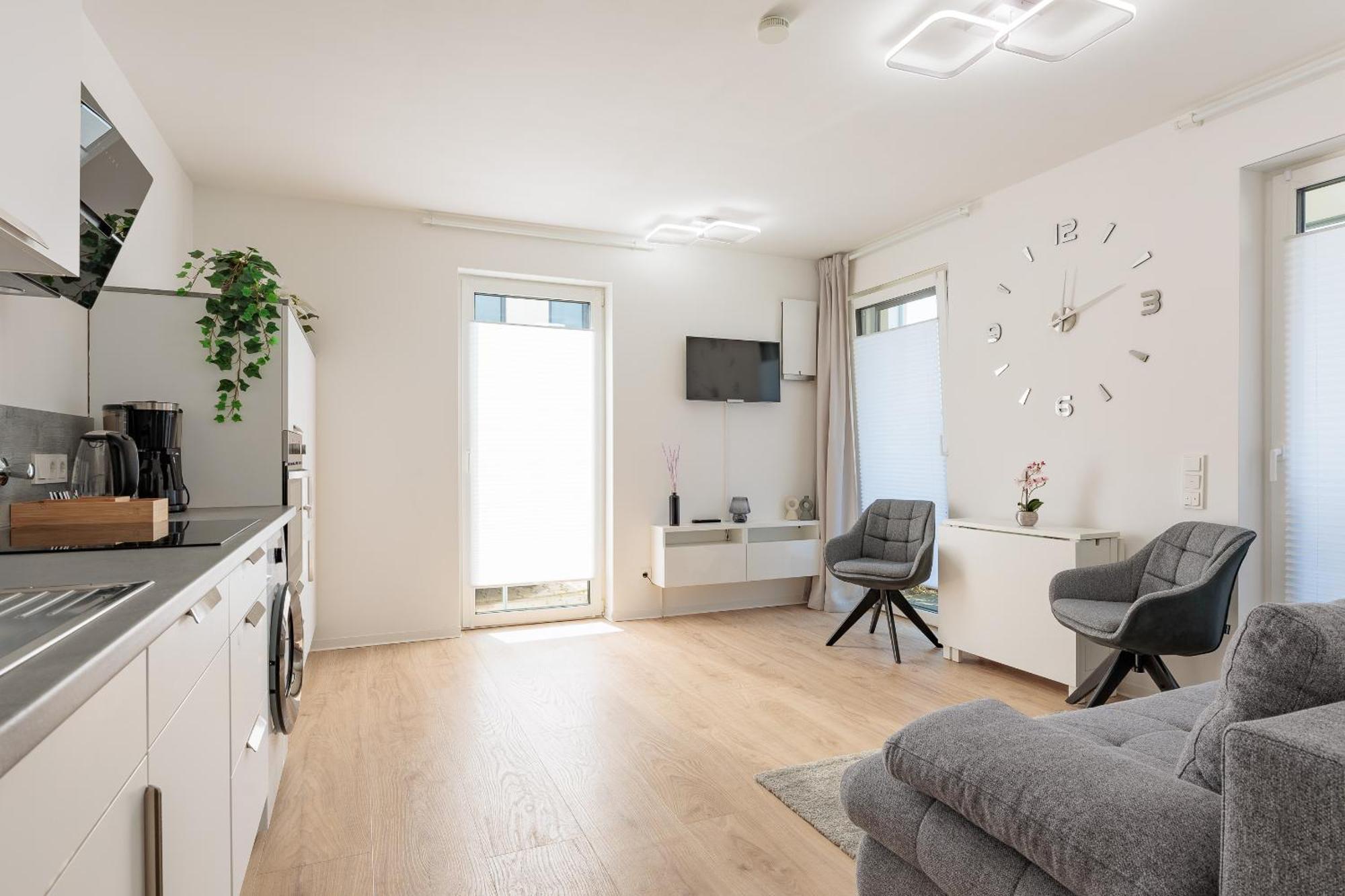 Apartment Zum Wohlfuehlen Mit 2 Zimmern I Garten I Terrasse I Kuechenzeile I Pkw-Parkplatz Ibbenbueren Exterior photo